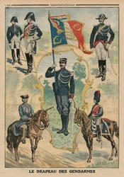 Die Flagge der Gendarmen, Titelillustration aus 